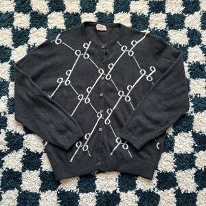 Vintage 1980s Saks Fifth Ave cashmere cardigan